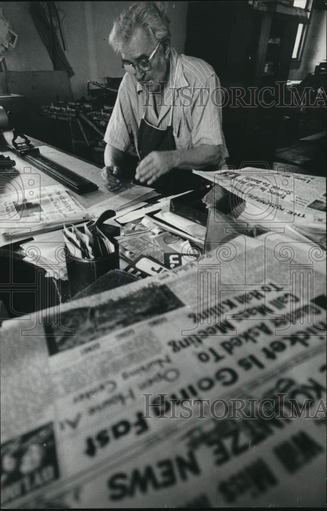 1973 Press Photo Archer Fullingim, The News newspaper editor - Historic Images