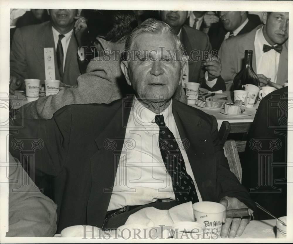 1954 Press Photo T. K. Dixon, Senior, age 84 - Historic Images