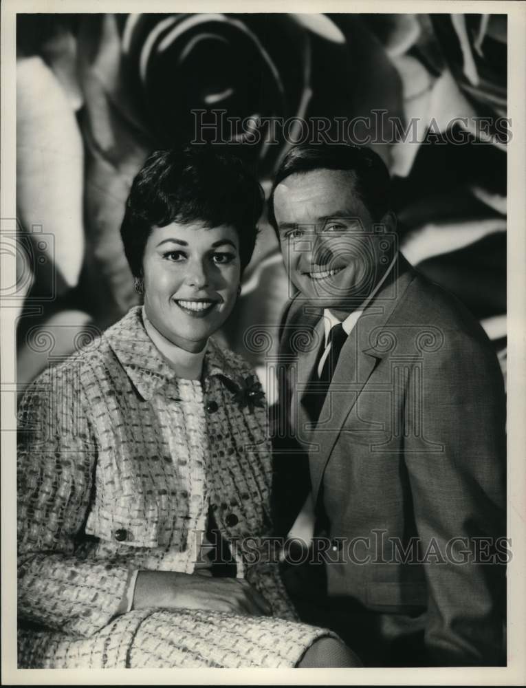 1968 TV Host Mike Douglas with Bess Myerson - Historic Images