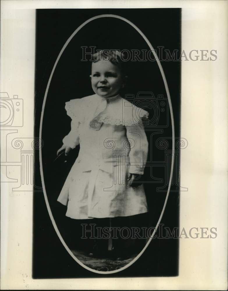 1944 Thomas E Dewey at Age of Two - Historic Images