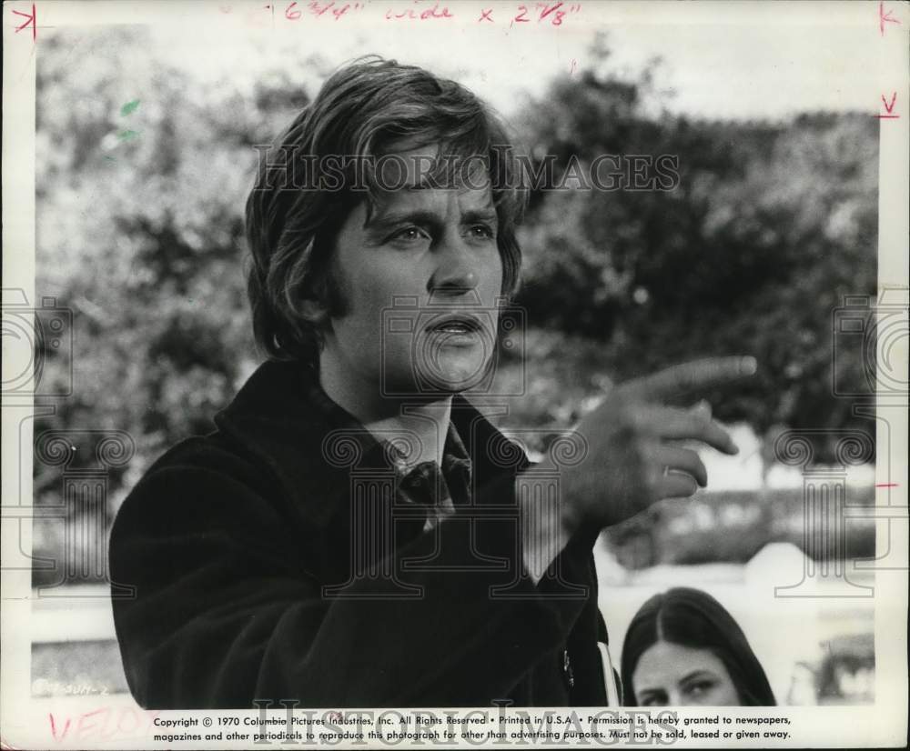 1971 Press Photo Actor Michael Douglas in  the movie "Summertree" - Historic Images