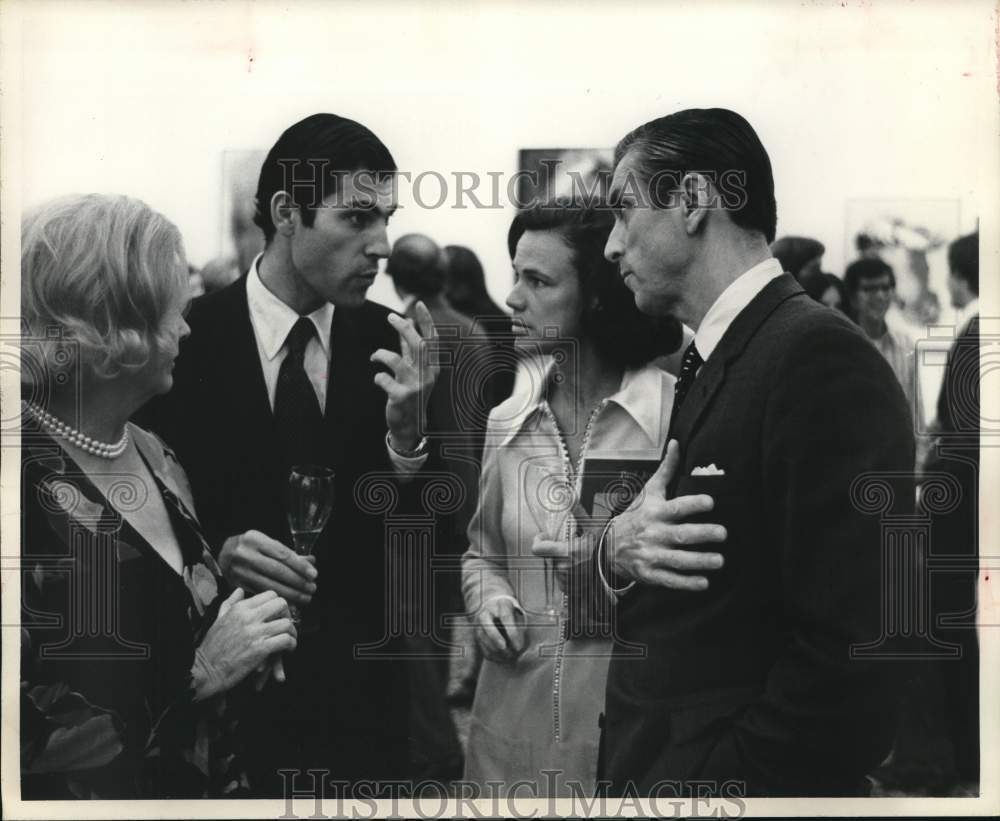1971 Press Photo Phillipe De Montebello, President and Mrs. Alexander McLanahan - Historic Images
