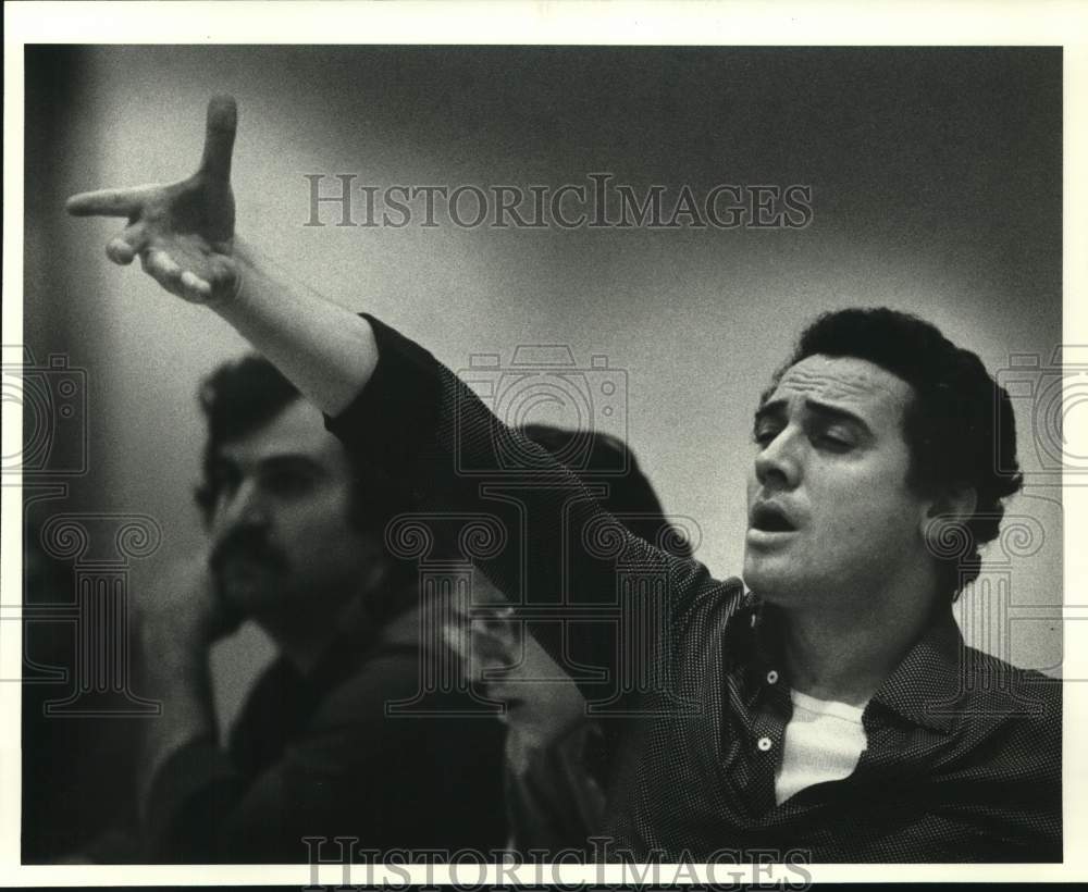 1980 Press Photo Giancarlo Del Monaco, stage director - Historic Images