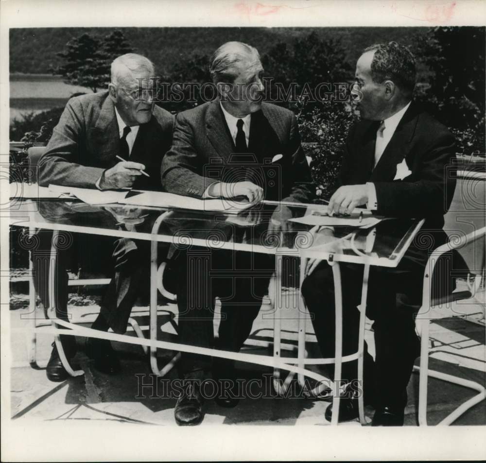 1955 Press Photo Secretary of State John Foster Dulles - Historic Images