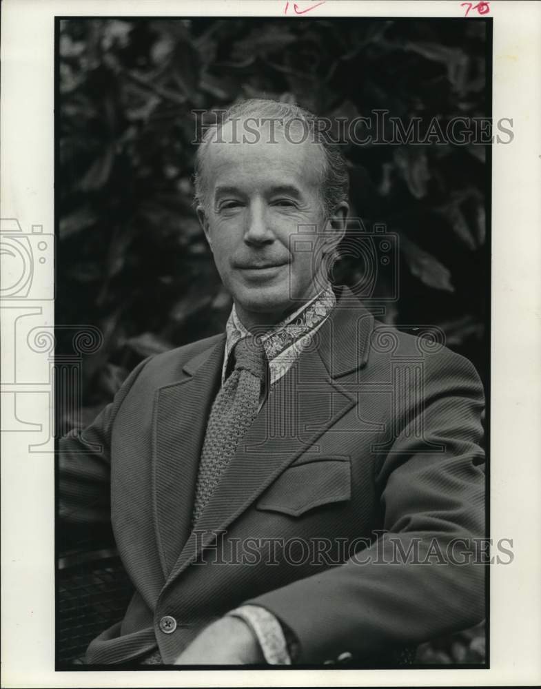 1974 Press Photo Judd Dygert, Houston Symphony head - Maintenance Fund Campaign - Historic Images