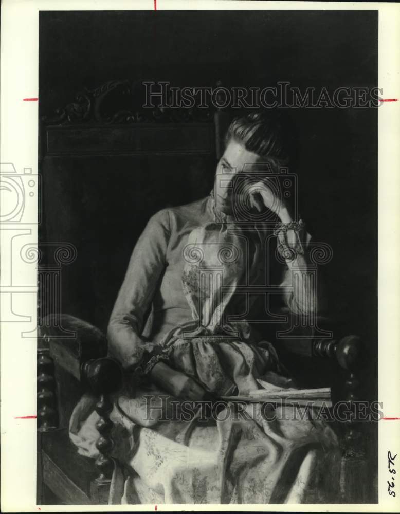 1987 "Amelia C. van Buren" detail - artist, Thomas Eakins c. 1890 - Historic Images