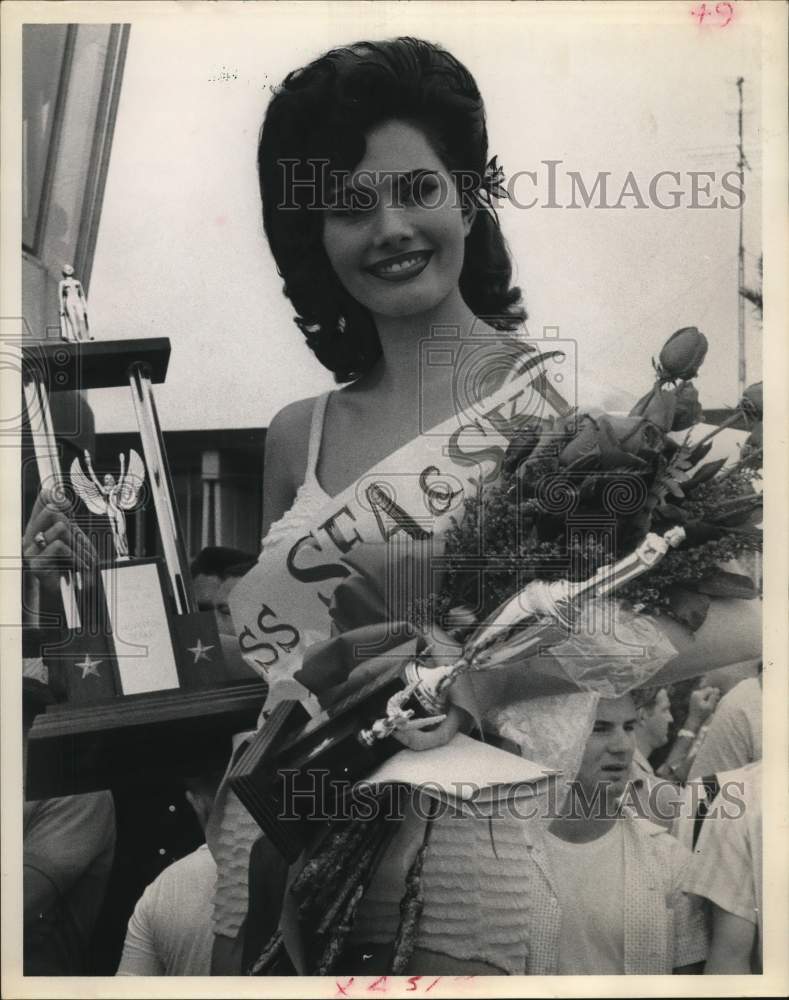 1962 Press Photo Houston&#39;s Charlotte Ford named Miss Splash Days - hca98562- Historic Images