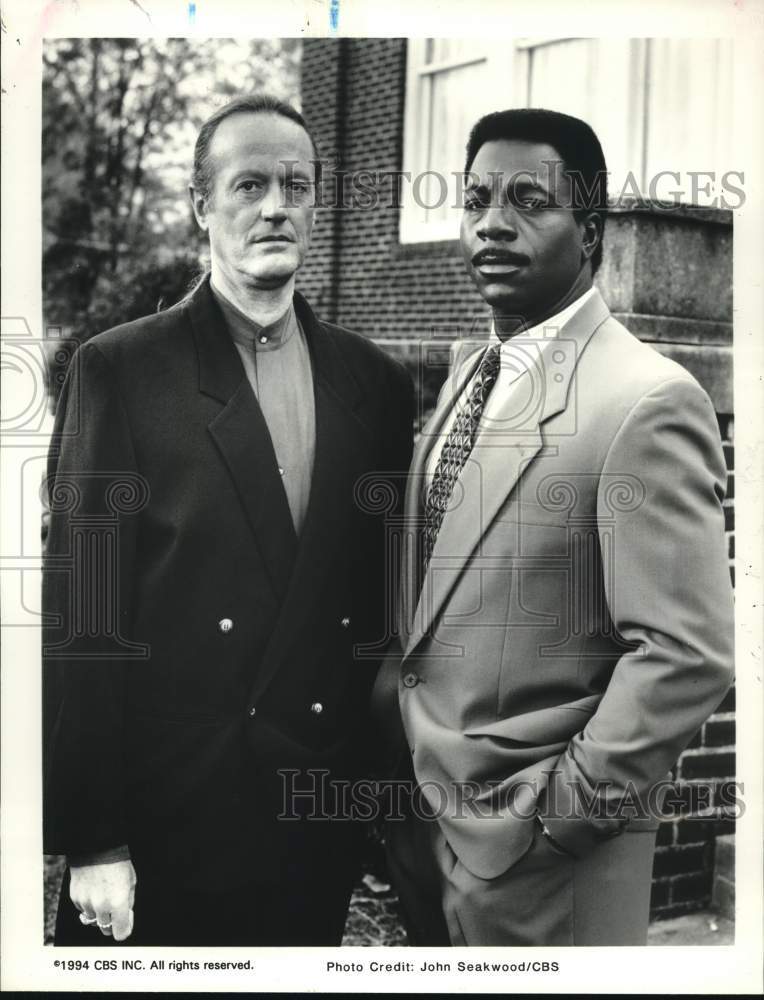 1994 Actors Peter Fonda and Carl Weathers, In the Heat of the Night - Historic Images