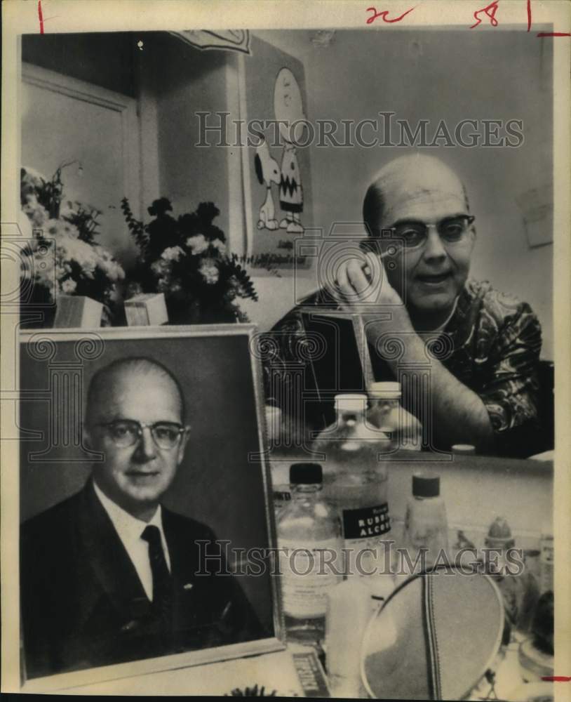 1969 Press Photo Jay Garner, star of &quot;Red, White and Maddox&quot; on Broadway - Historic Images