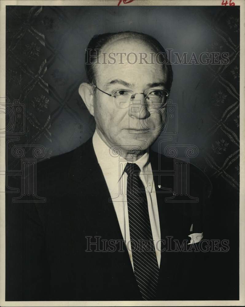 1956 Press Photo V.P. Ringer, Houston Board of Real Estate president - Historic Images