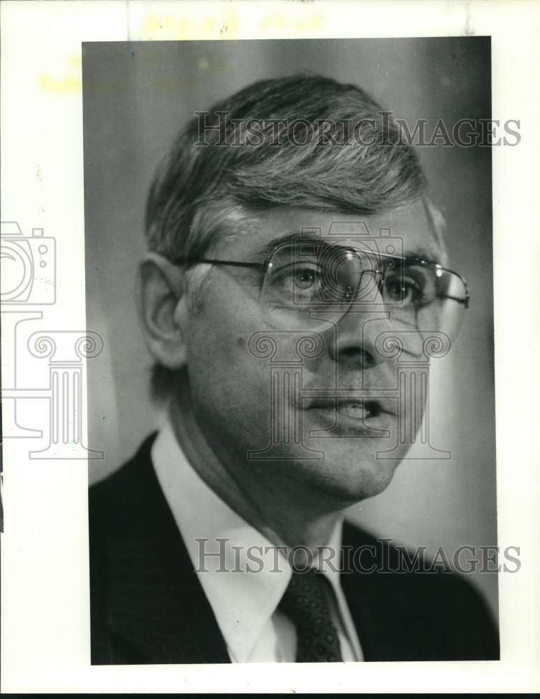 1990 Press Photo Keith Geiger, National Education Association President - Historic Images