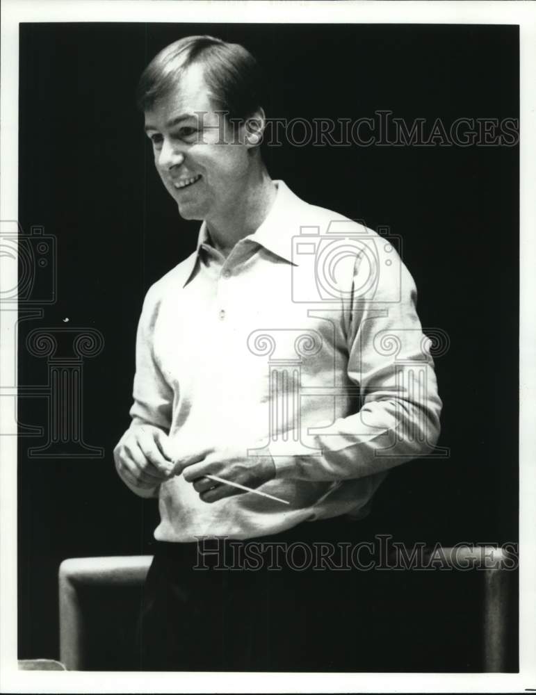 1998 Press Photo David Robertson, Houston Symphony conductor - Historic Images