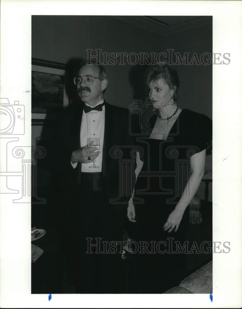 1990 Press Photo Houston newcomers Cathy and Jerry Gauche of British Petroleum - Historic Images