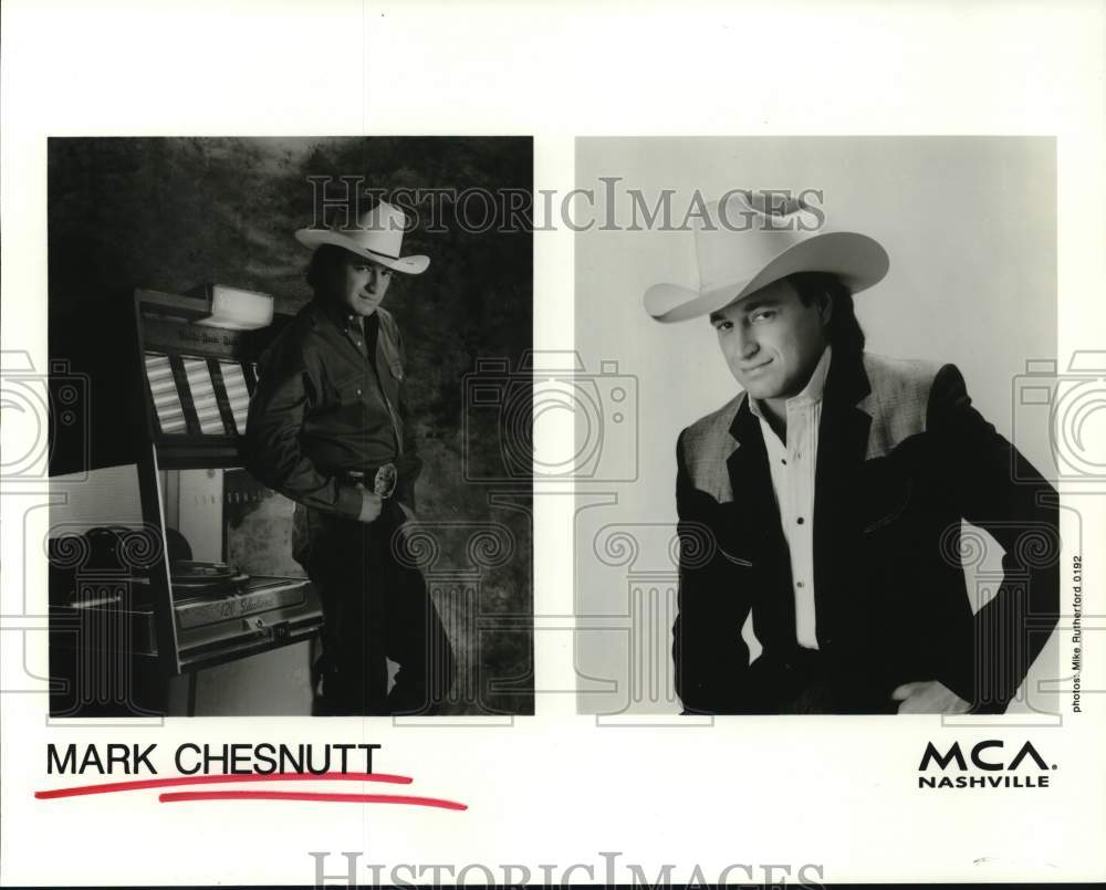 1992 Press Photo Mark Chesnutt, country singer - Historic Images