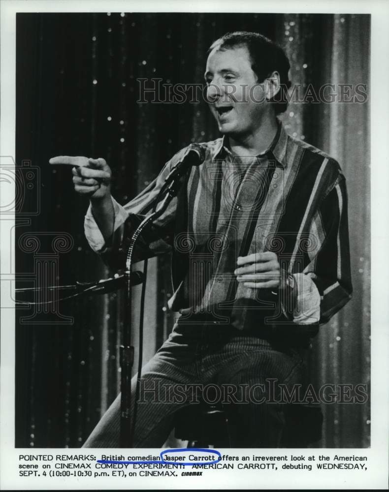 1985 Press Photo British comedian Jasper Carrott - Historic Images