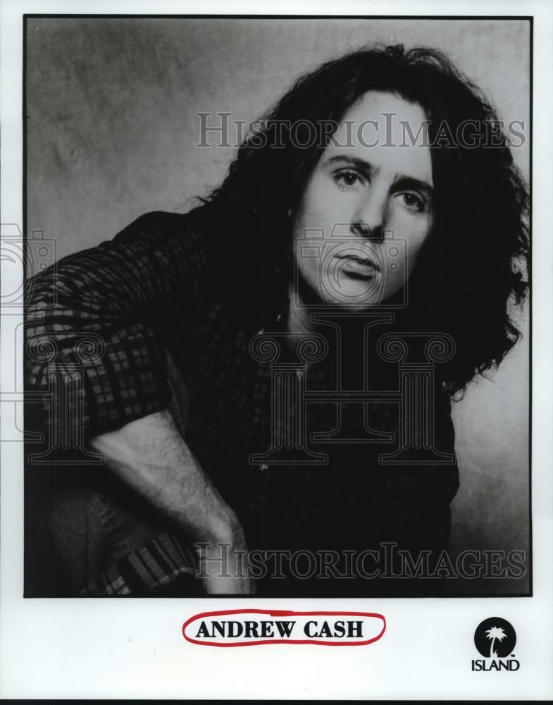 1989 Press Photo Singer Andrew Cash - Historic Images