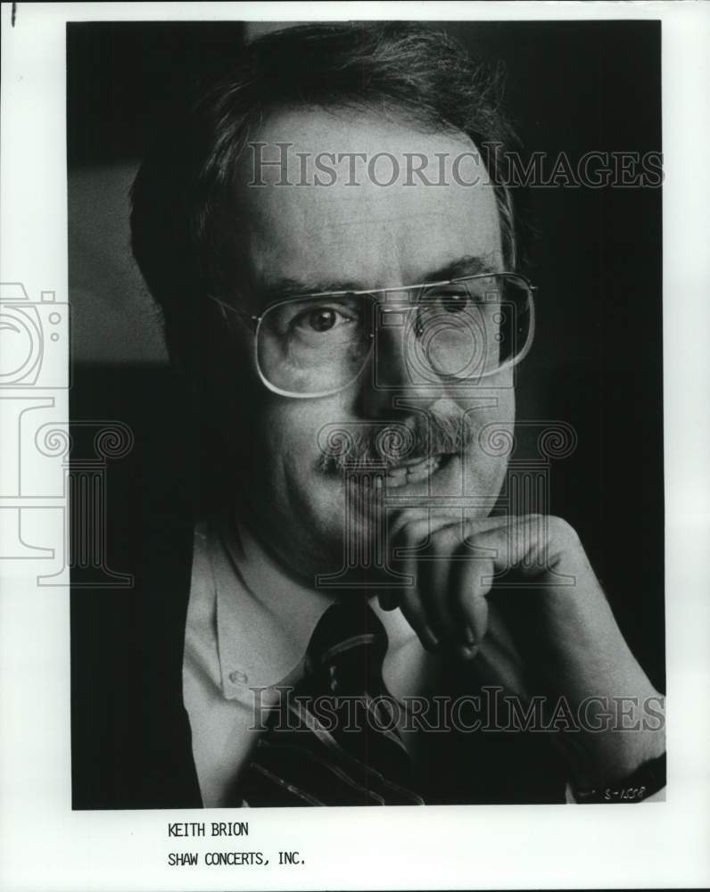 1991 Press Photo Conductor Keith Brion - Historic Images
