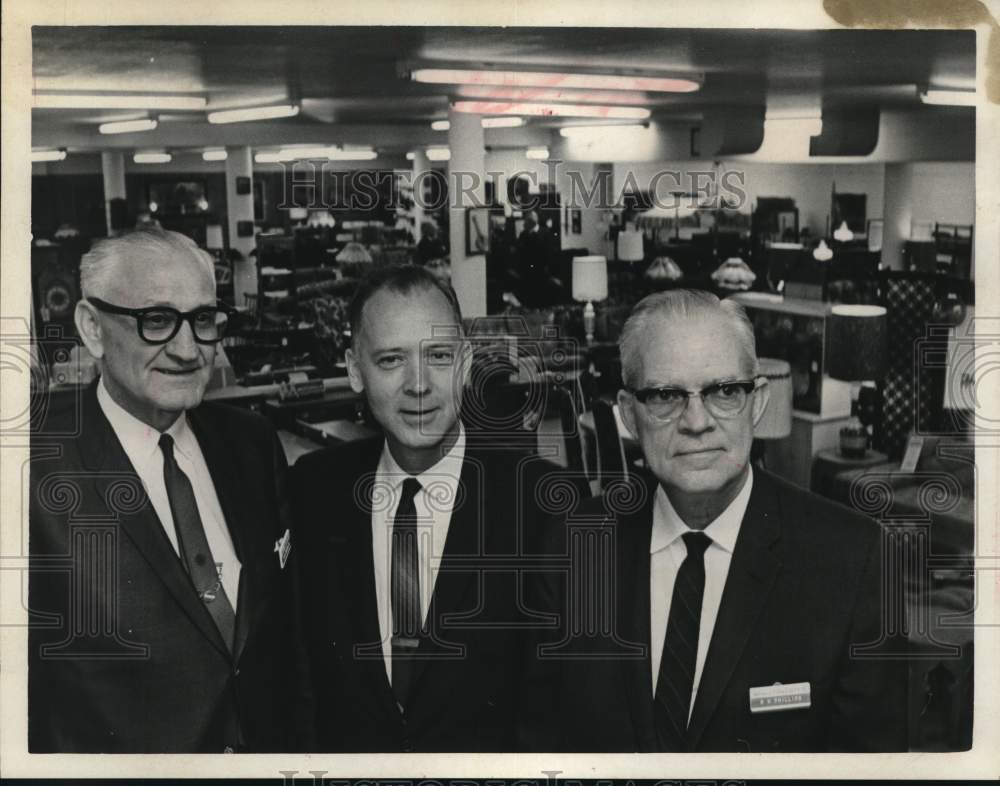 1966 Haverty Furniture 56-Store Chain VIP's touring Houston store.-Historic Images