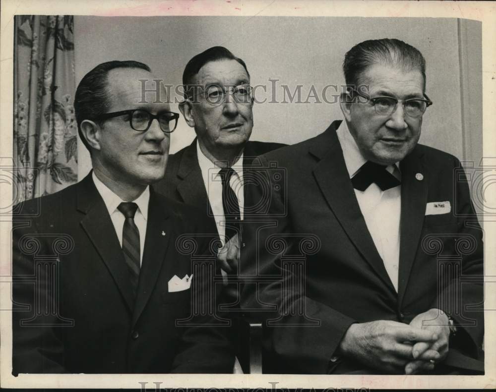 1966 Dan Brock, John Rundell, Bateman Hardcastle honored - TX Rotary-Historic Images