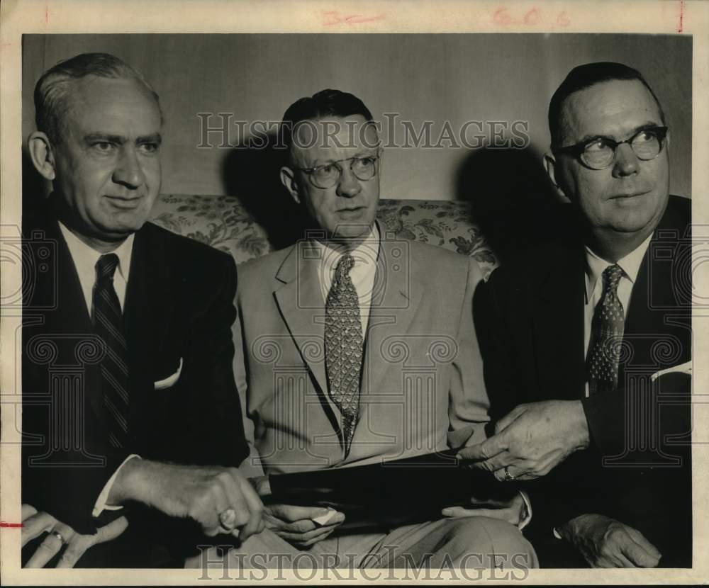 1955 L.M. Olson, Fred Gurley of Santa Fe Lines, Kelley Fogg-Historic Images