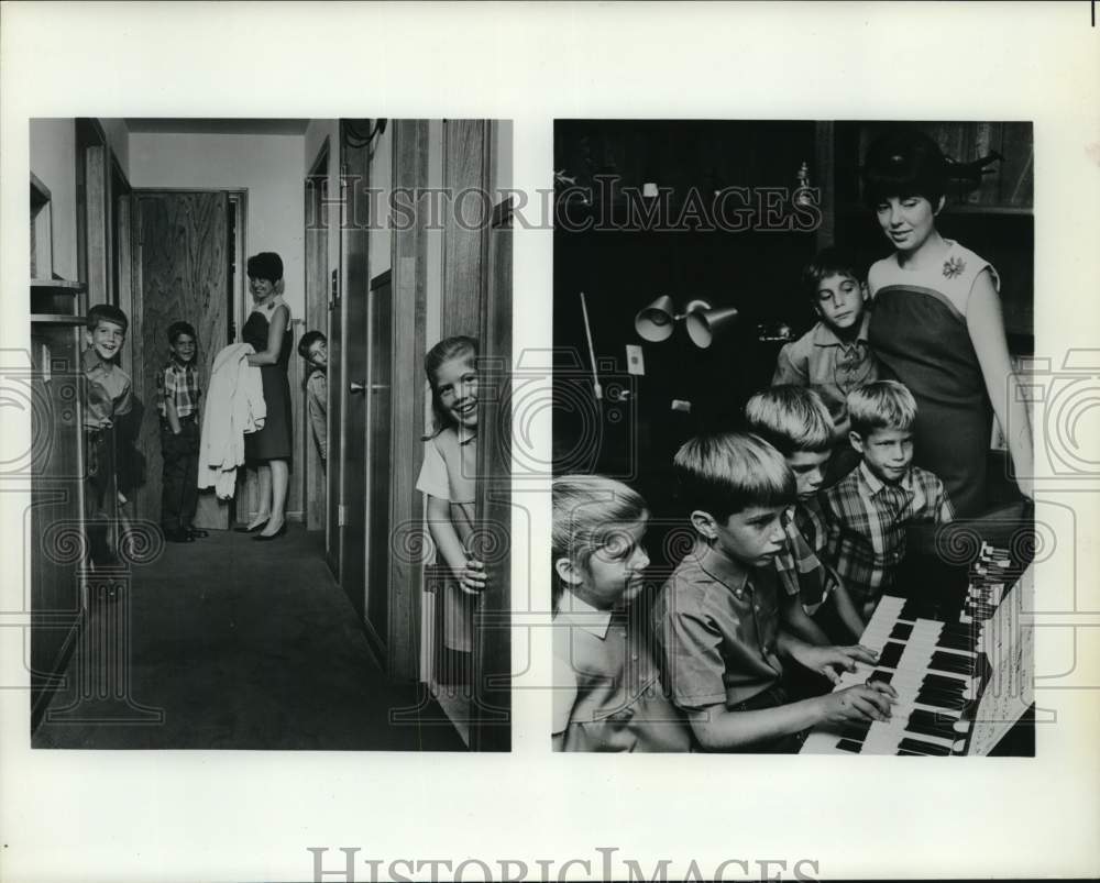 1966 Astronaut Dick Gordon's family at home-Historic Images