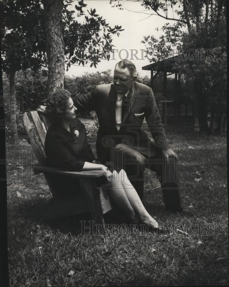 1962 Walter G. Hall Jr. with his mother Mrs. Helen Lewis Hall.-Historic Images