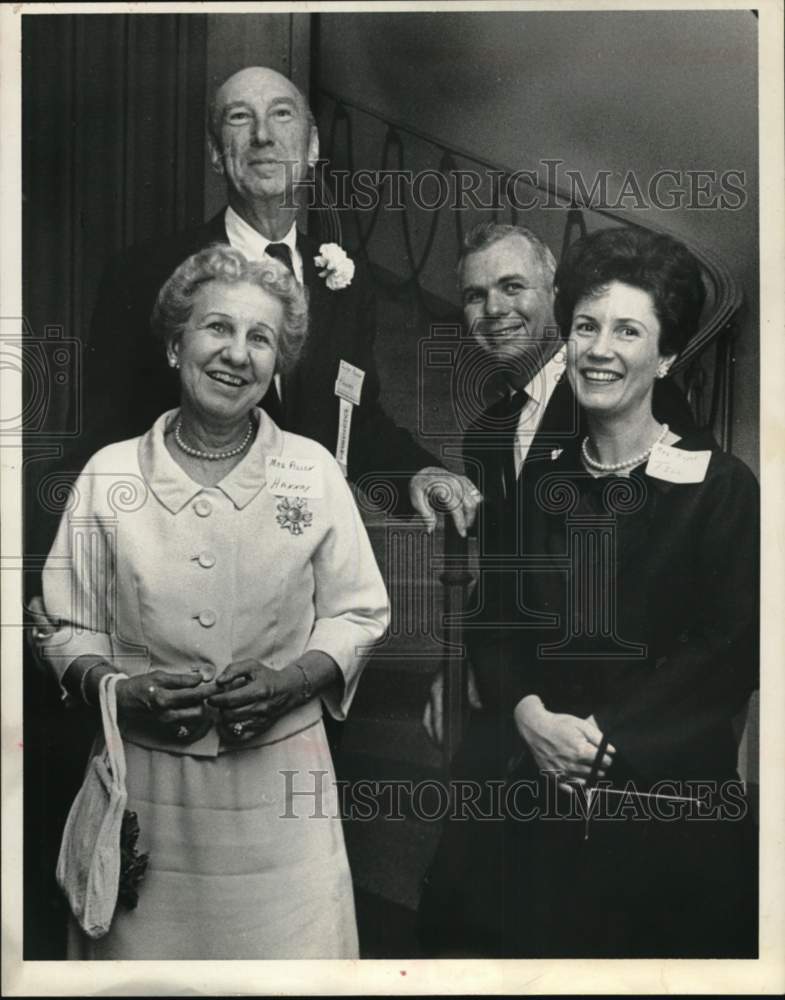 1967 Judge &amp; Mrs. Hannay with Mr. &amp; Mrs. Royce Till at Houston Club.-Historic Images