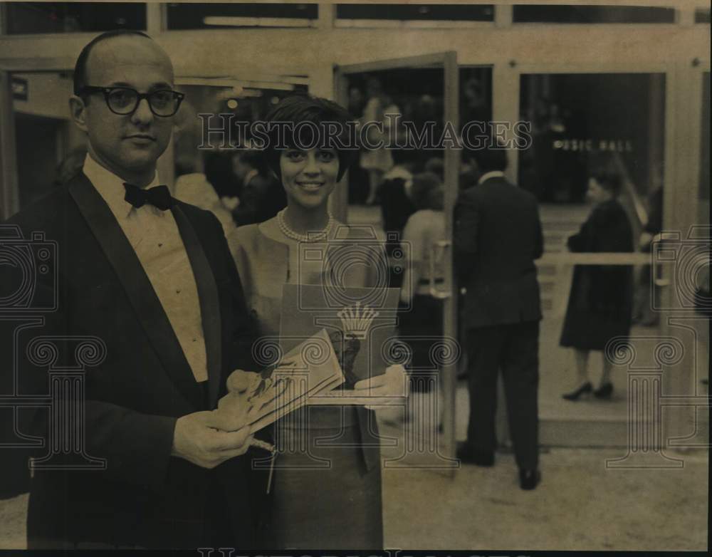 1965 Mr. and Mrs. Frank Herzog at Symphony, Houston, Texas-Historic Images