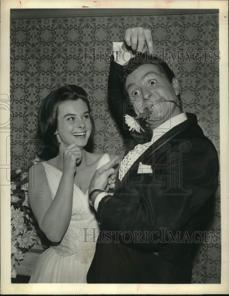 1963 Audrey Dalton, Marty Ingels &quot;I&#39;m Dickens...He&#39;s Fenster&quot;-Historic Images