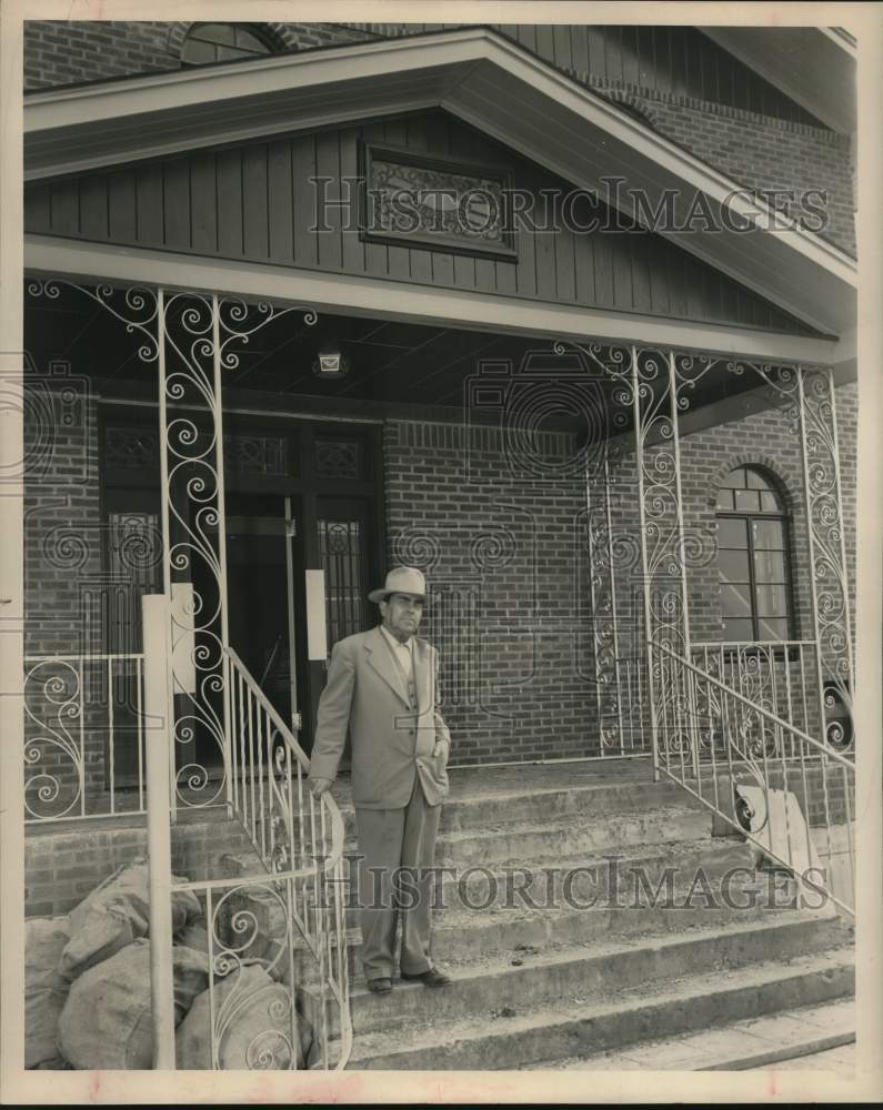 1954 Frank Ingrando retired real estateman, Houston, Texas-Historic Images