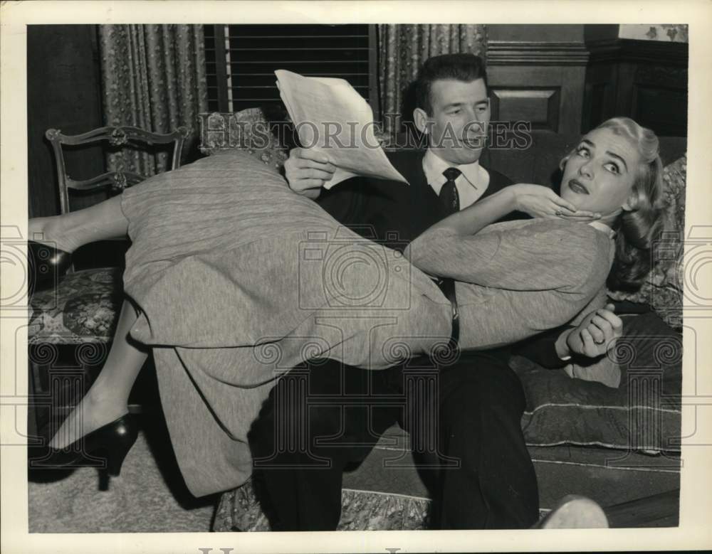 1954 Ernie Vandeweghe, Colleen Hutchins &quot;Almanac&quot; rehearsal-Historic Images