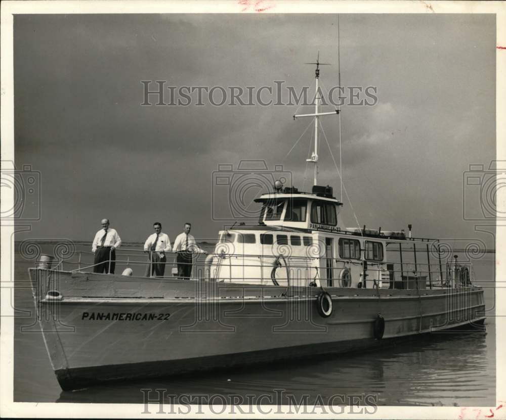 1958 Boys&#39; Harbor Home drilling boat - from Pan-American - Houston-Historic Images