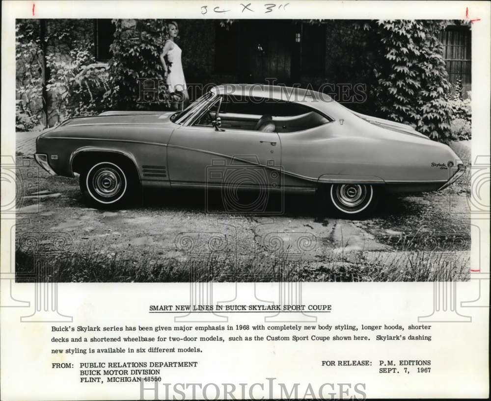 1967 1968 Buick Skylark Custom Sport Coupe-Historic Images