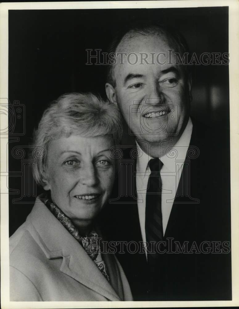 1967 Senator and Mrs. Hubert Humphrey.-Historic Images