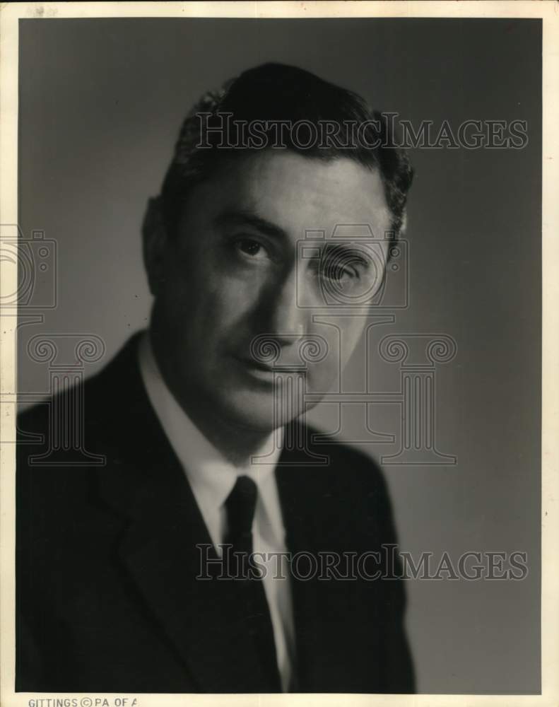 1962 Marvin Hurley, Houston Chamber of Commerce vice-president-Historic Images
