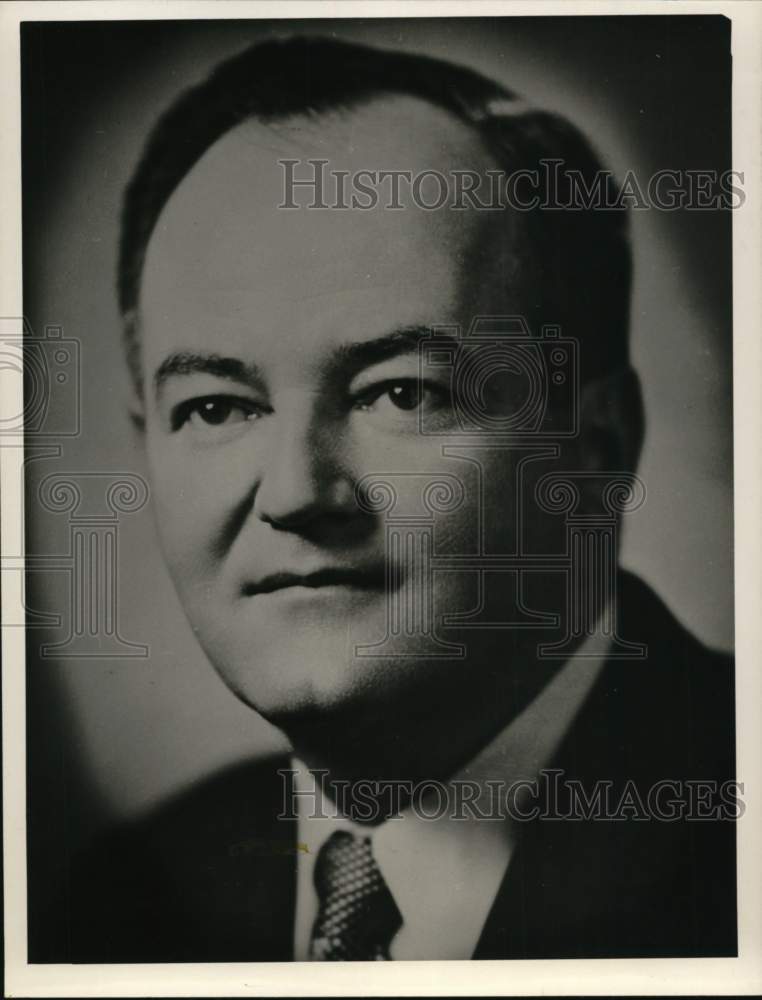 1957 Senator Hubert Humphrey speaks at Israel Bond dinner-Historic Images