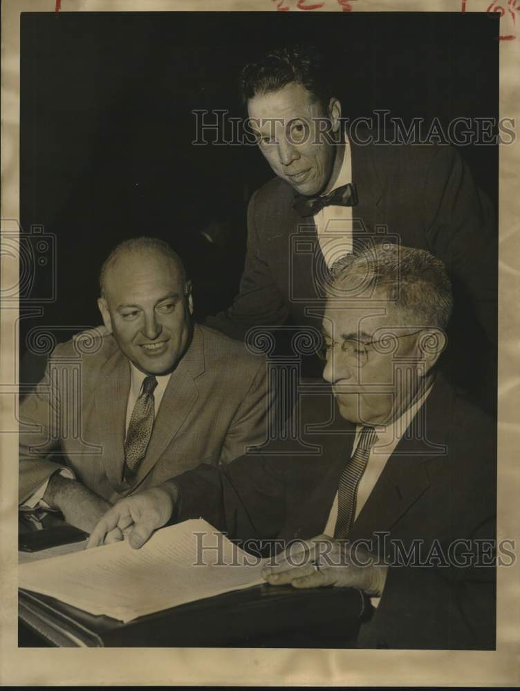 1957 George Kesseler with the Houston City Council.-Historic Images