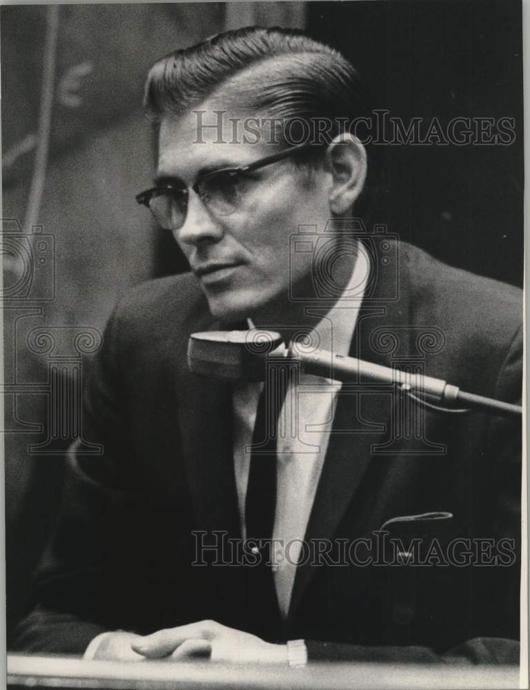 1964 Houston policeman Lt. Bradley Johnson, Sam Hoover trial witness-Historic Images