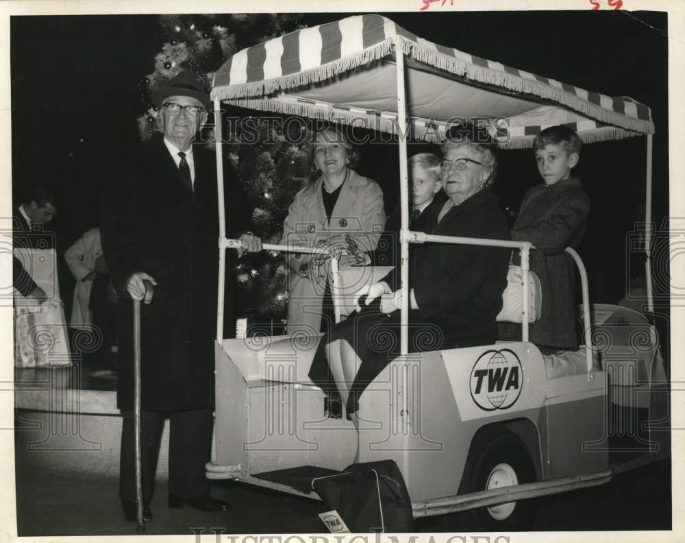 1967 Harry and Bess Truman with daughter Margaret and grandchildren-Historic Images