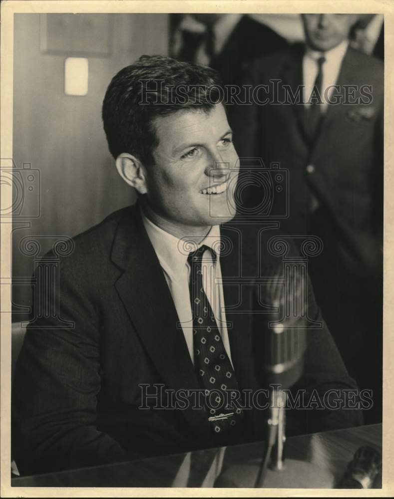 1961 Press Photo U.S. Senator Edward Kennedy in Houston, Texas - hcb12811- Historic Images