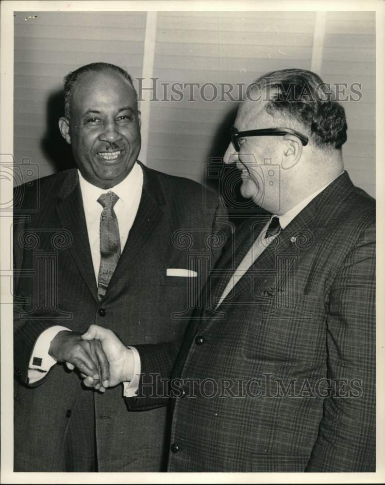 1963 Texas Southern University chair Mack Hannah and Edward Clark-Historic Images