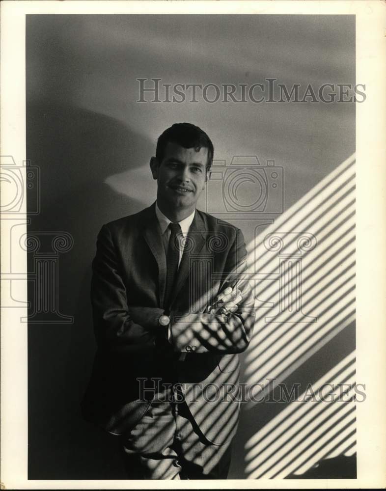 1964 Bill Lacy, Rice University&#39;s Architecture Association chairman-Historic Images