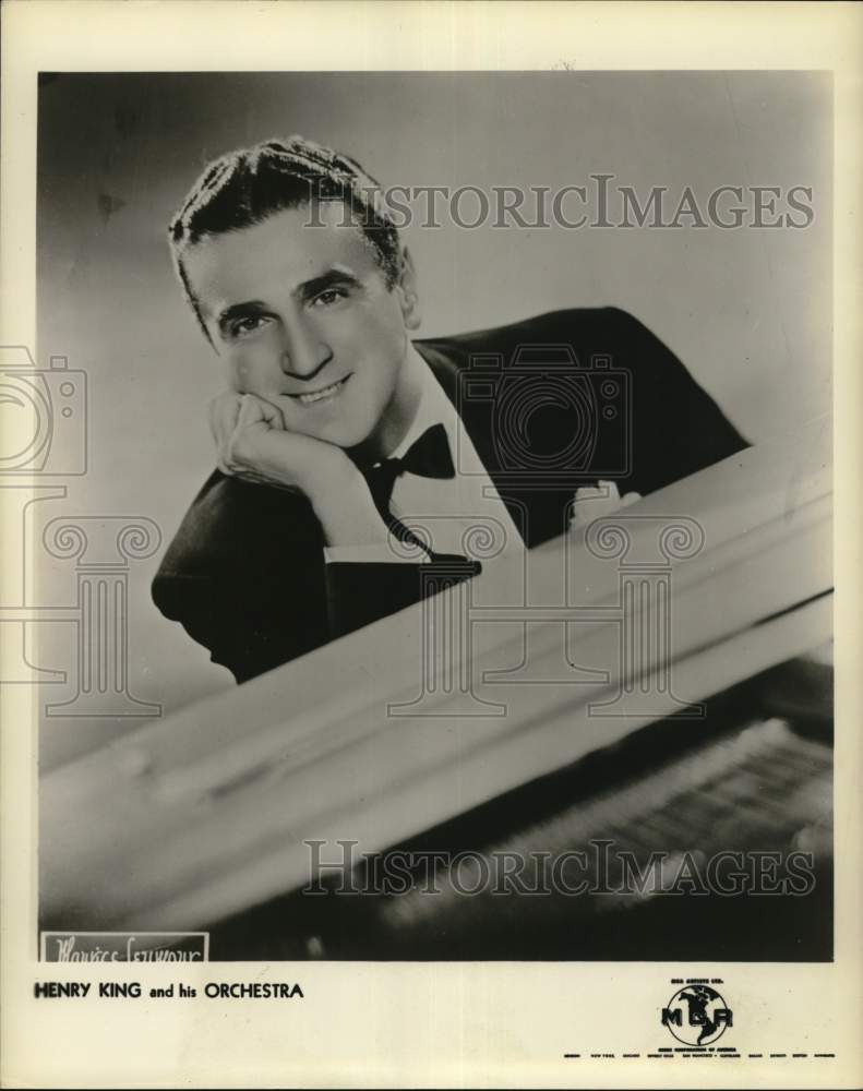 1960 Henry King of Henry King and His Orchestra-Historic Images