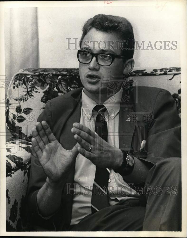 1969 Charles O. Kuzminski, head of Houston teachers group-Historic Images