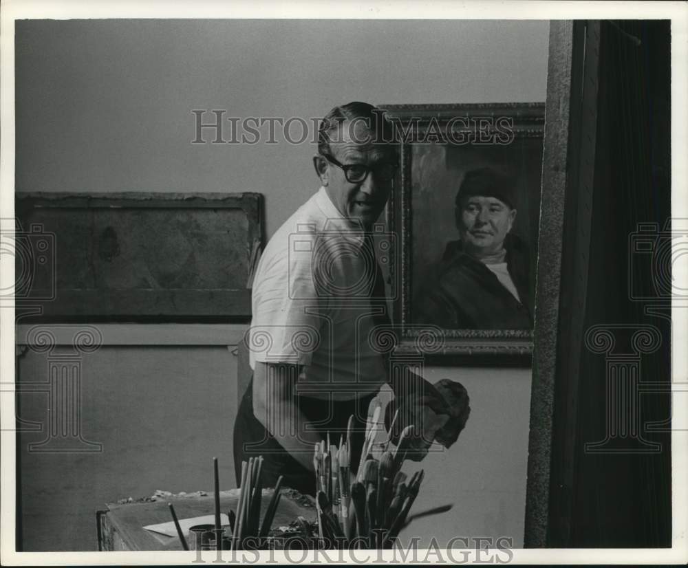 1967 Robert Joy, University of Houston art professor-Historic Images