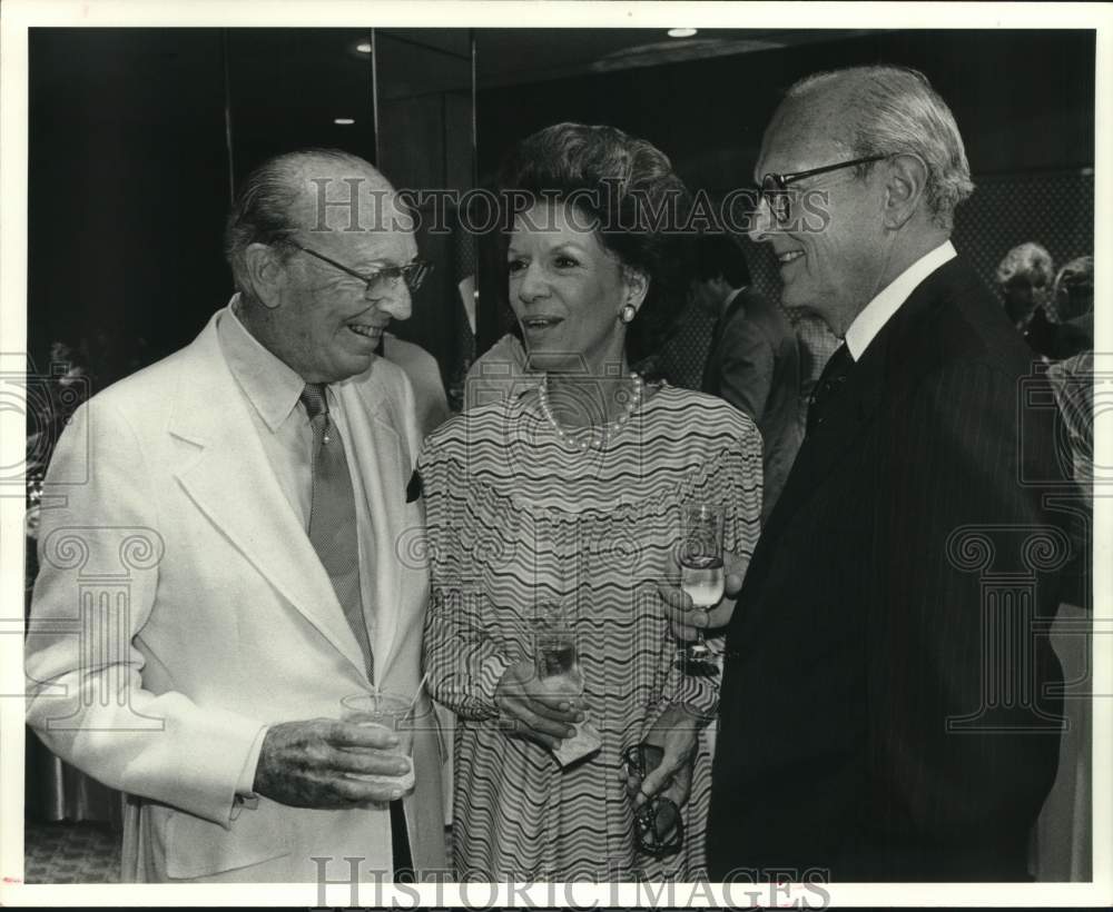 1962 Ted and Caroline Law and Hugo Neuhaus at a party at the Ritz.-Historic Images