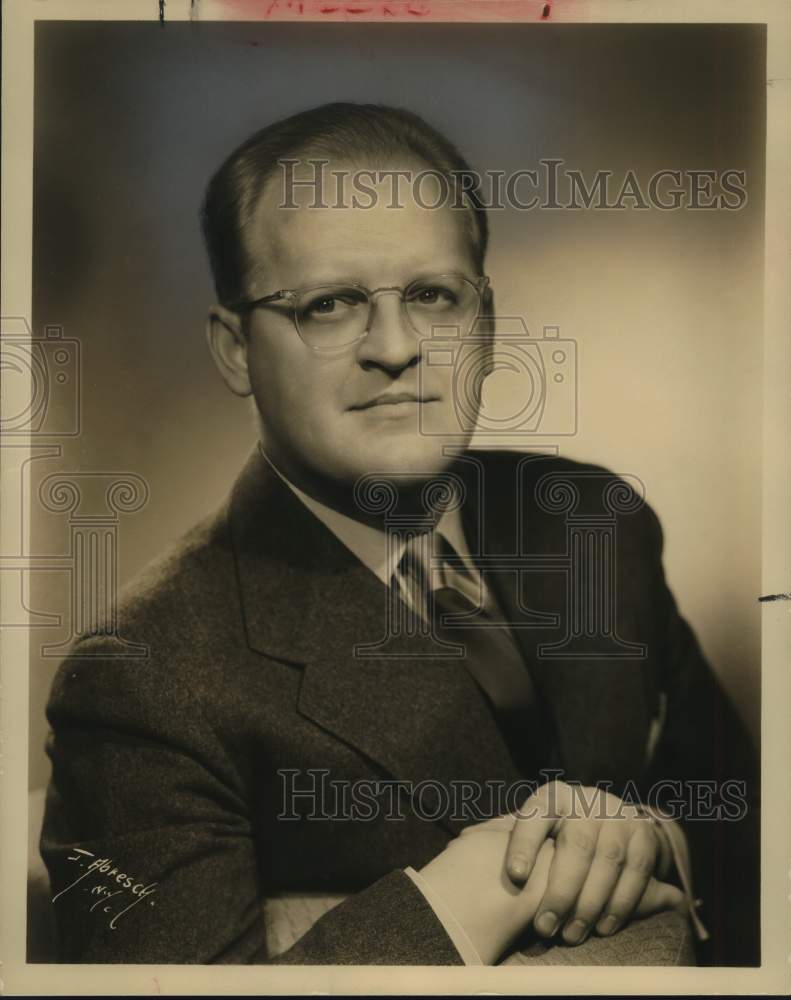 1952 Music conductor Thor Johnson, of Cincinnati Orchestra-Historic Images