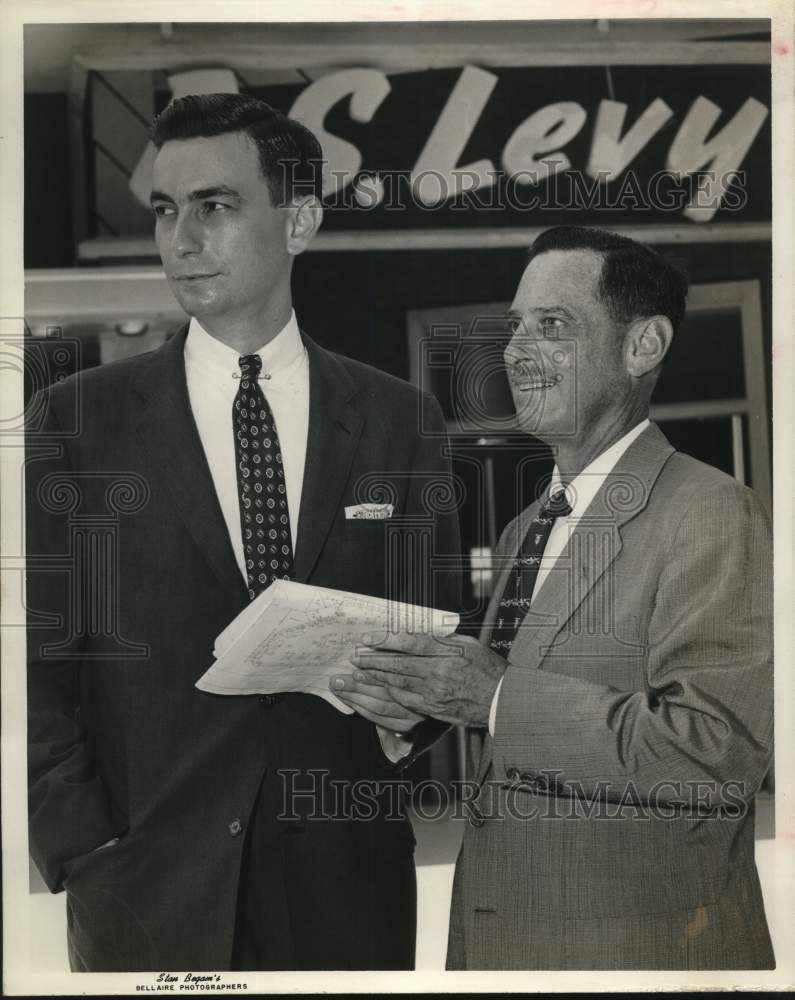 1956 Ivan S. Golden &amp; Larry H. Levy Jr. of E.S. Levy &amp; Company.-Historic Images