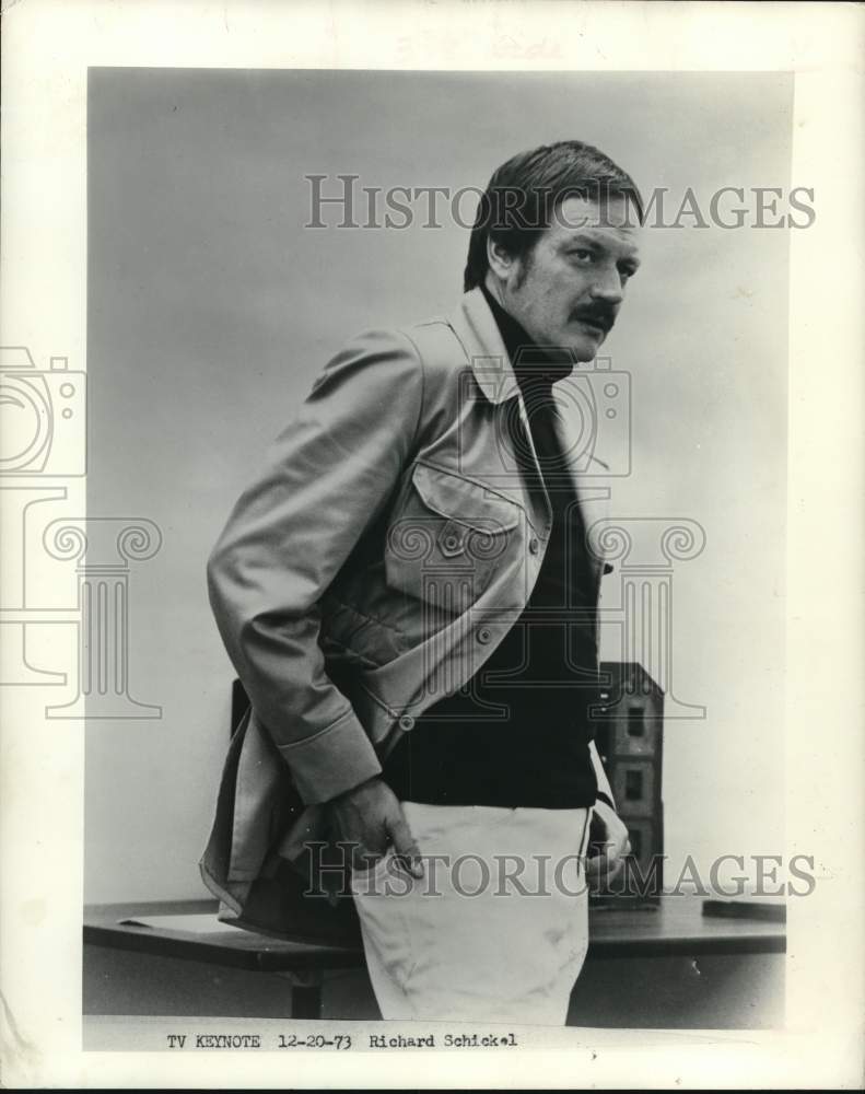 1973 Press Photo Richard Schickel, Critic and author - hcb28159- Historic Images