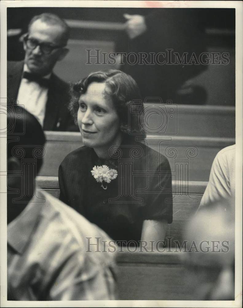 1962 Press Photo Pauline Wolff, probate clerk in Judge McClelland&#39;s office - Historic Images